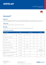 Hertalan EPDM membraan - TF